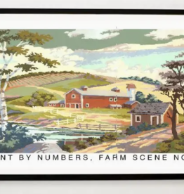 Found Image Press PN-20 Paint By Numbers, Farm Scene Number One