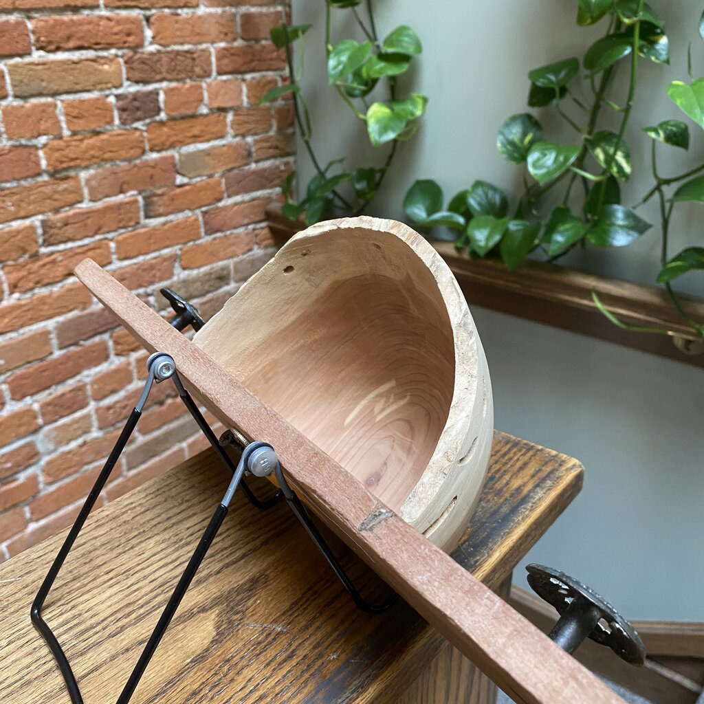 Richard Ryan Live Edge Wall Hanging Dish with Hooks