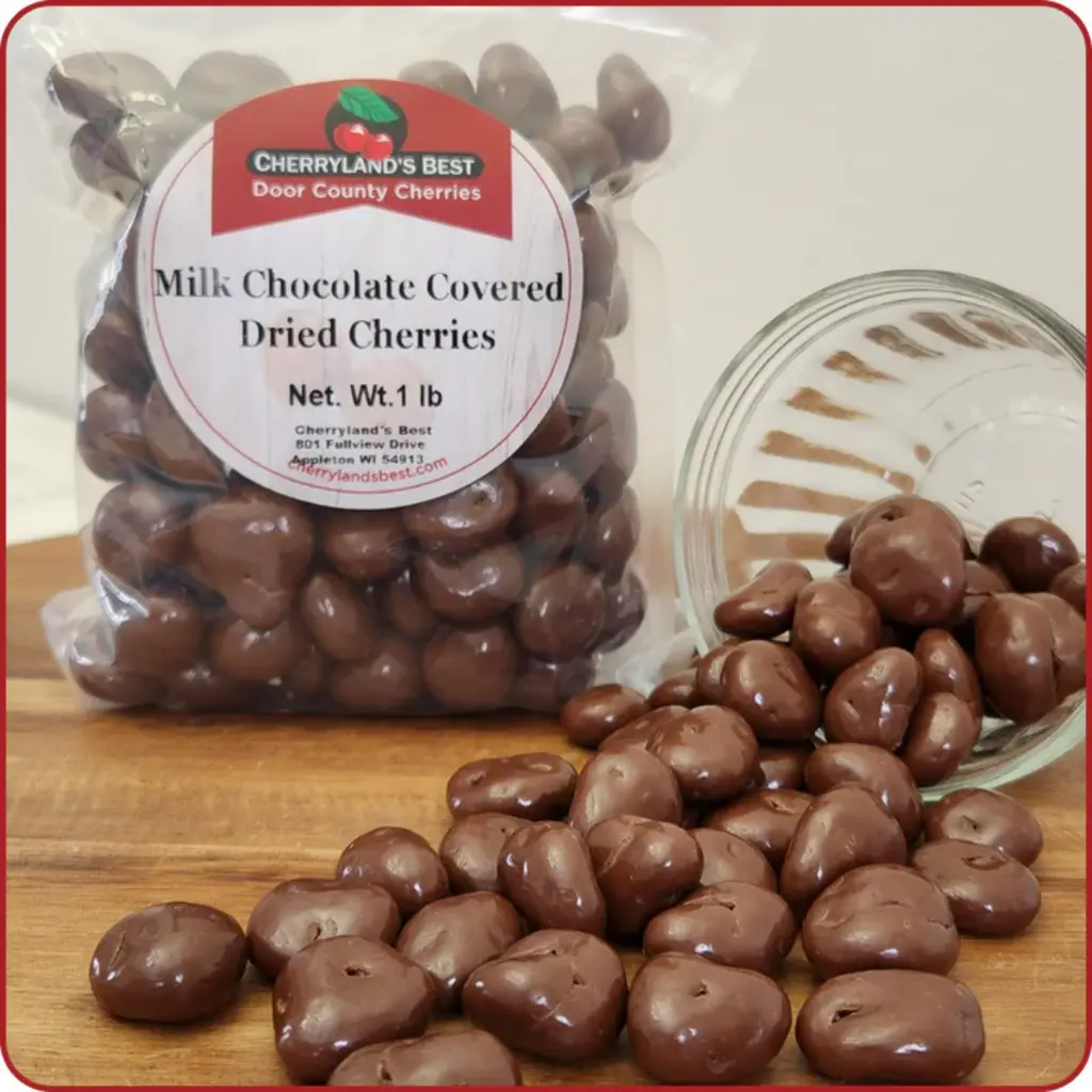 Cherryland's Best Cherryland - Door County Milk Chocolate Covered Cherries (2oz)