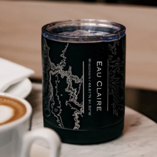 Volume One Eau Claire Map Insulated Cup
