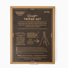 Gentlemen's Hardware Campfire Tripod Set
