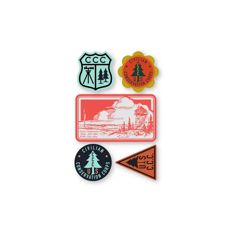 Mollyjogger CCC Decal Sheet 4x6 (5 Stickers)