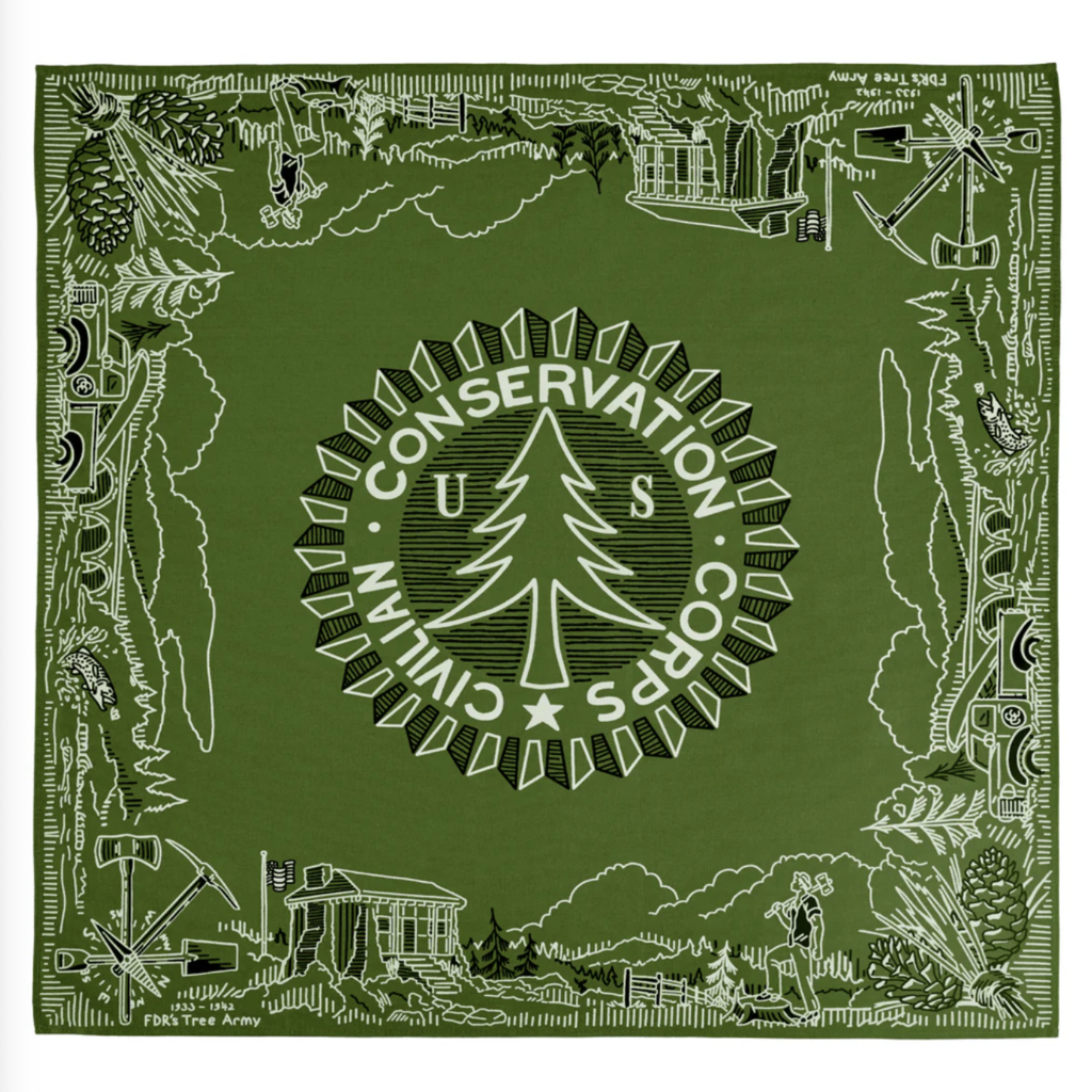 Mollyjogger CCC Legacy Bandana Tree Army Green