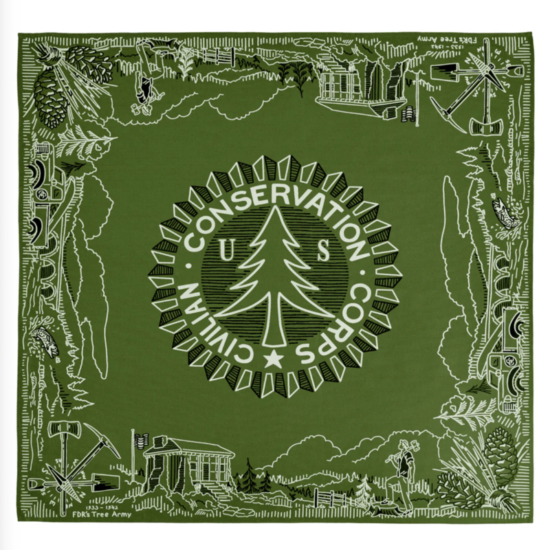 Mollyjogger CCC Legacy Bandana Tree Army Green