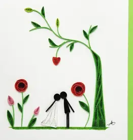 Iconic Quilling Quilling Greeting Card Wedding Couple