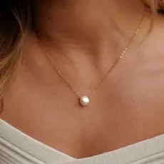 Freshwater Pearl Necklace - 14k Gold Fill