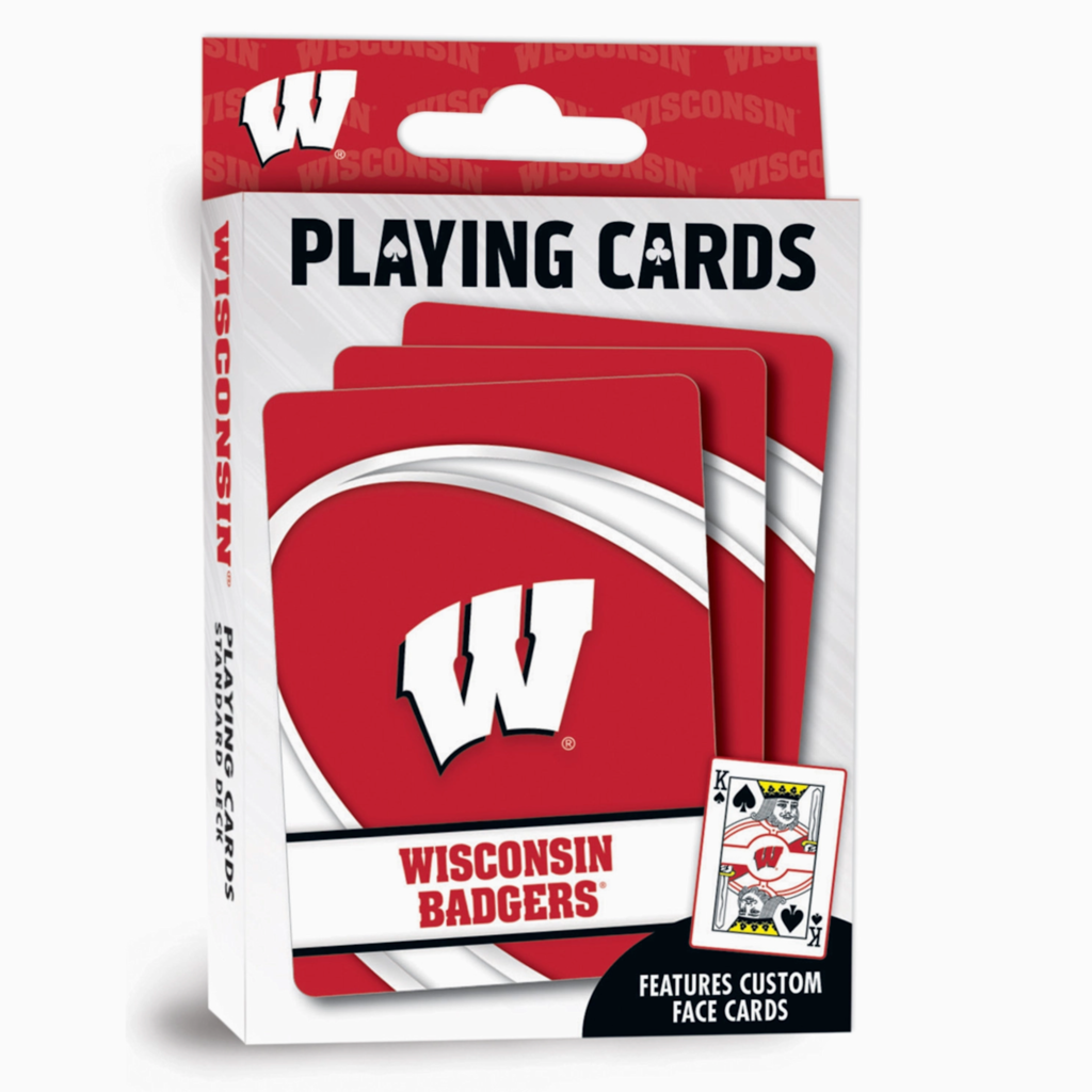 Masterpieces Puzzle Playing Cards - Wisconsin Badgers