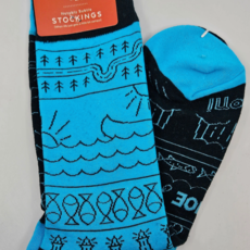 Gibbs Smith Paddle Your Canoe Socks