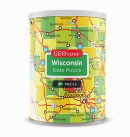 Geotoys Wisconsin Puzzle - MIni (100 piece)