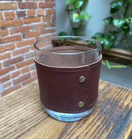 Northwind Whiskey / Bourbon Rocks Glass with Sleeve  - Red Maple