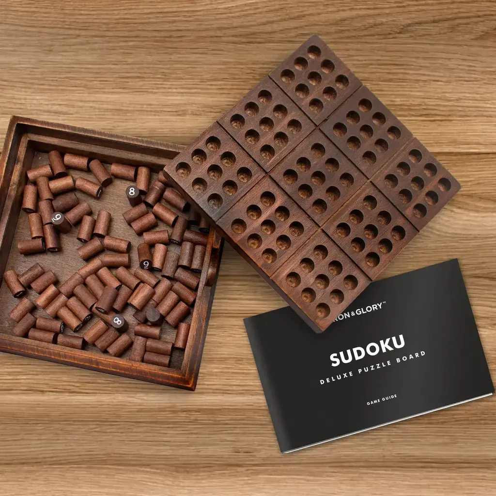 SUCK UK Sudoku - Wooden Game