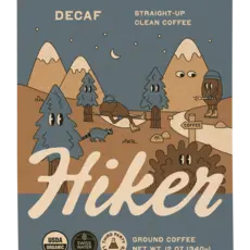 Hiker's Coffee Hiker - Decaf Ground Coffee - 12oz