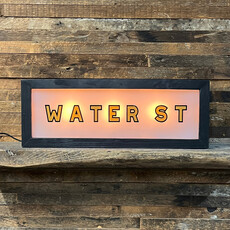 Second Chance Art & Accessories Lighted Sign - WATER ST