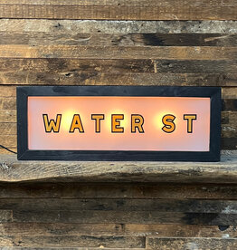 Second Chance Art & Accessories Lighted Sign - WATER ST