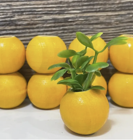 Macrame Keychain - Plant (Yellow)