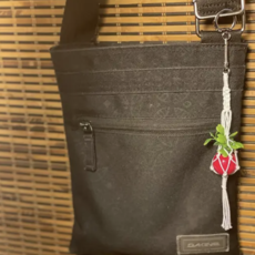 Macrame Keychain - Plant (Yellow)