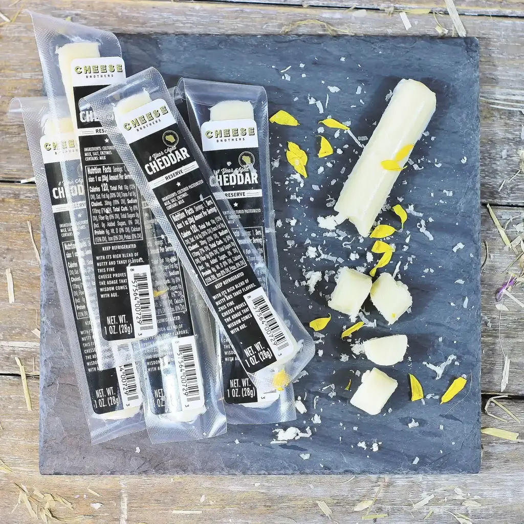 Cheese Brothers Cheese Snack Stick - 8-Year Aged Cheddar