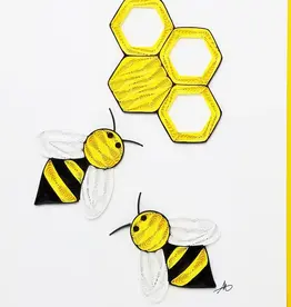 Iconic Quilling Quilling Greeting Card Bees