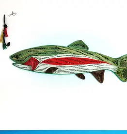 Iconic Quilling Quilling Greeting Card Trout