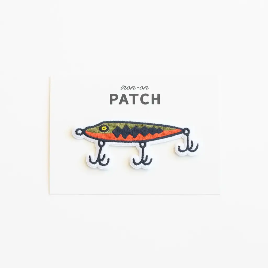 Union Made Fishing Lure Patch