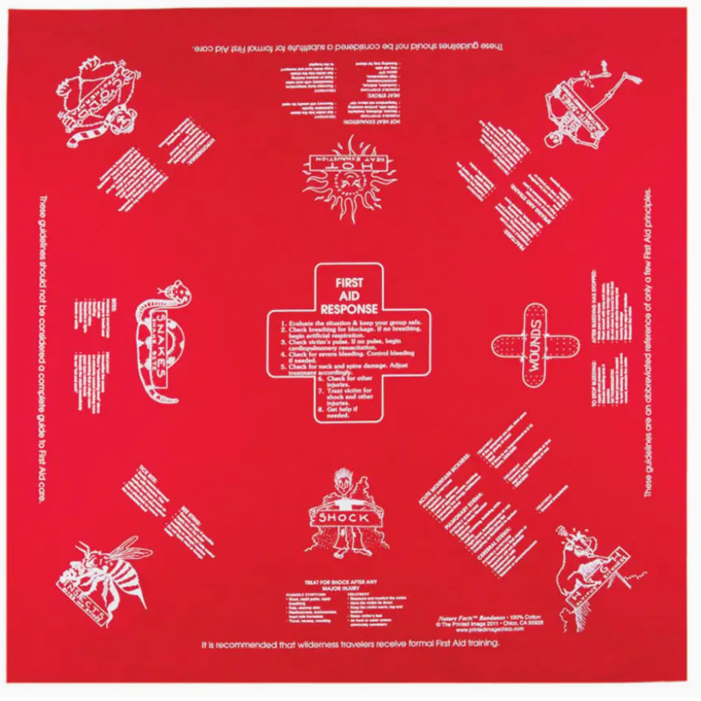 One Bay Distribution First Aid Bandanna