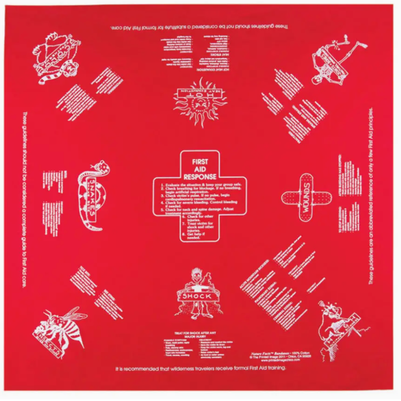 One Bay Distribution First Aid Bandanna