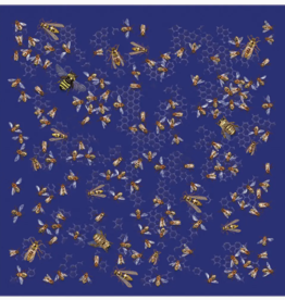 One Bay Distribution Glow in the Dark Bees Bandanna