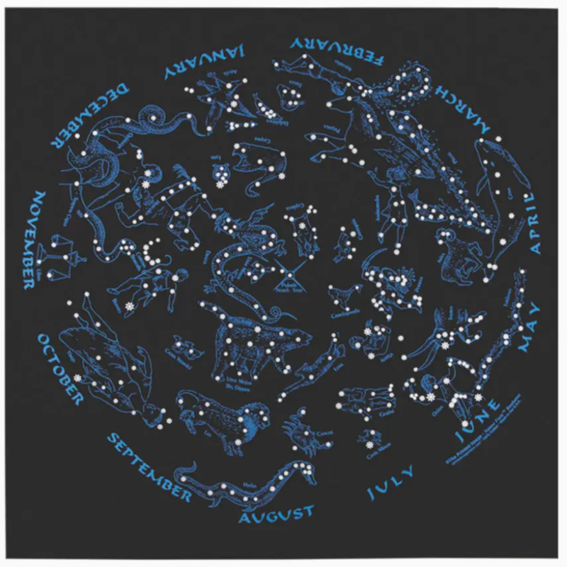 One Bay Distribution Constellations Bandanna (Black)