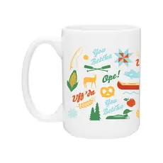 Creative Compass Ceramic Coffee Mug - Midwest Icons