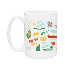 Creative Compass Ceramic Coffee Mug - Midwest Icons