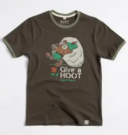 The Landmark Project Give a Hoot, Don't Pollute Ringer Tee