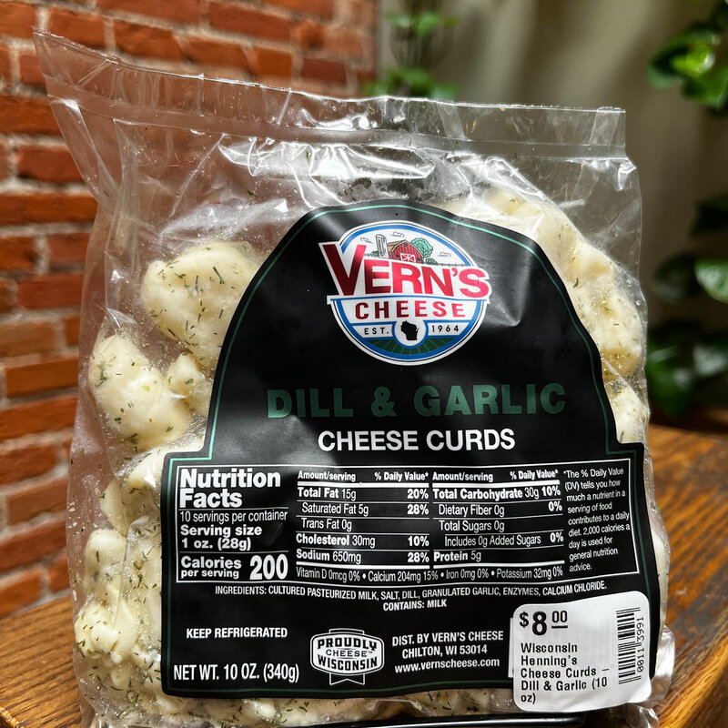 Vern's Cheese Vern's - Dill & Garlic Curds (10 oz)