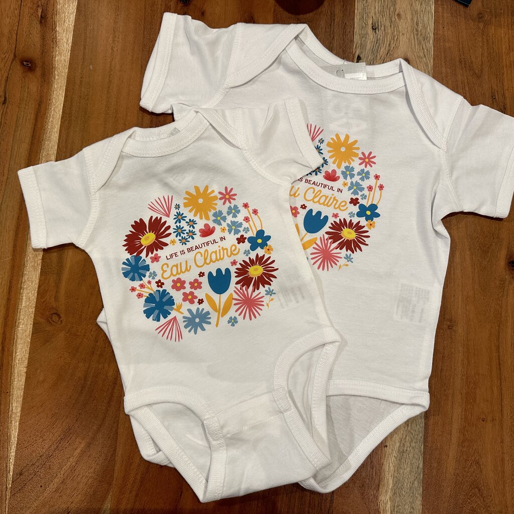 Onesie - Beautiful Floral Eau Claire