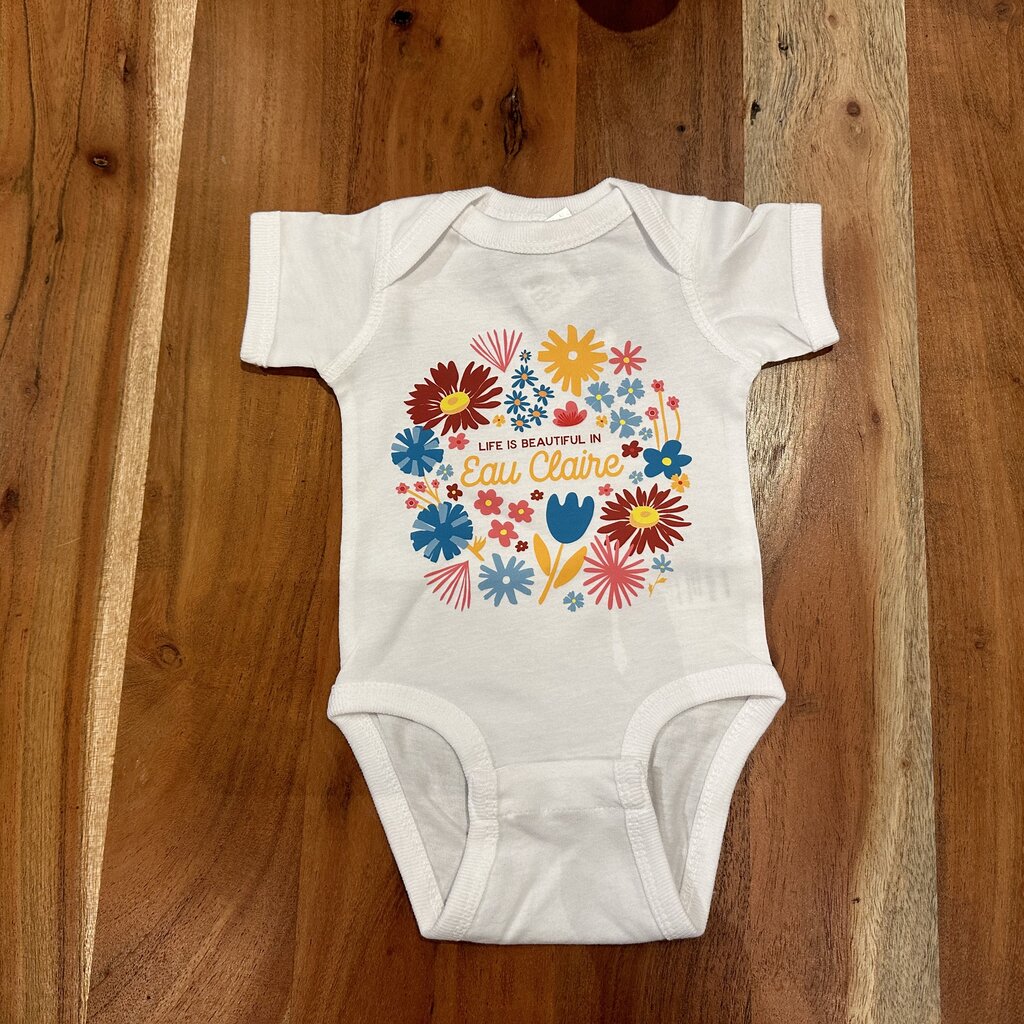 Onesie - Beautiful Floral Eau Claire