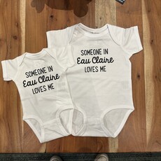 Onesie - Someone in Wisconsin Loves Me