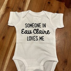 Onesie - Someone in Wisconsin Loves Me