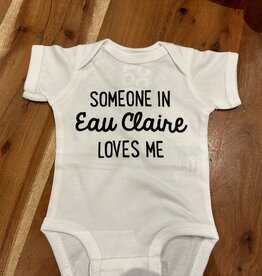 Rock Scissor Paper Onesie - Someone in Wisconsin Loves Me