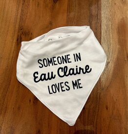 Rock Scissor Paper Someone In Eau Claire Loves Me - Bib