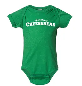 WI-Wear Onesie - Purebred Cheesehead Green 12 months