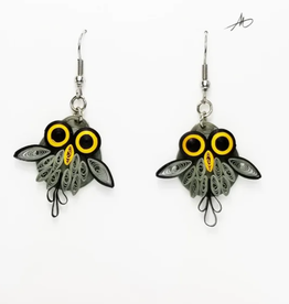 Iconic Quilling Quilling Earrings - Owl