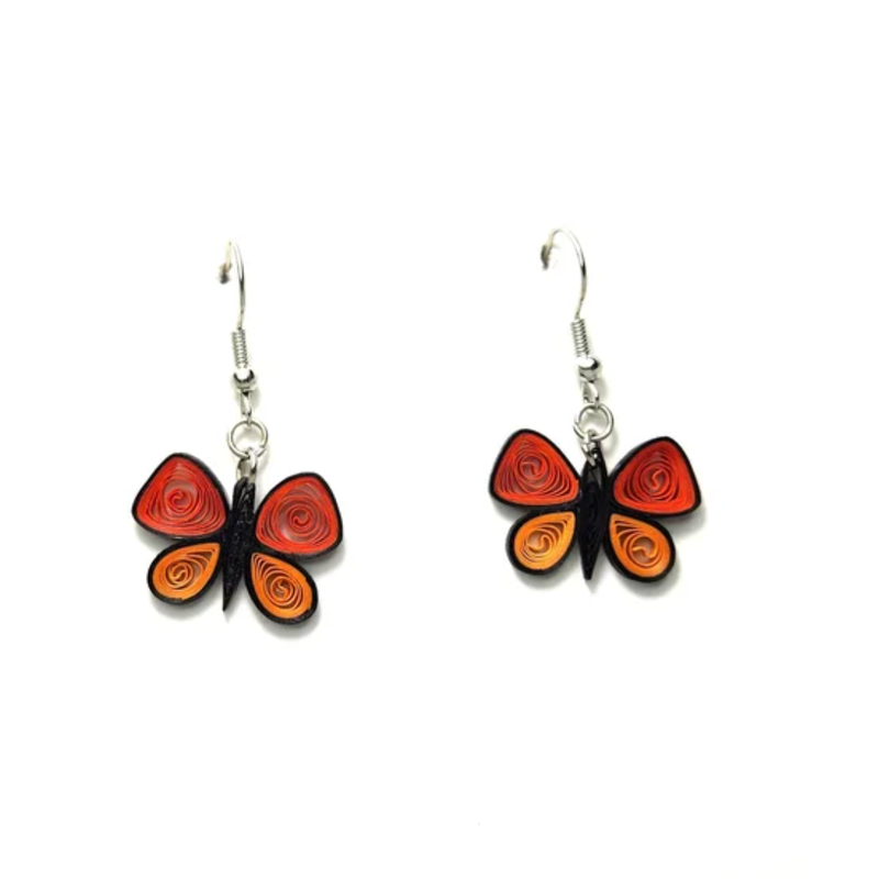 Iconic Quilling Quilling Earrings - Butterfly