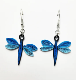 Iconic Quilling Quilling Earrings - Dragonfly