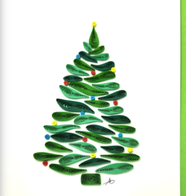 Iconic Quilling Holiday Quilling Greeting Card - Christmas Tree