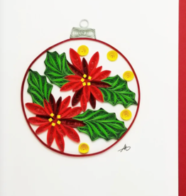 Iconic Quilling Holiday Quilling Greeting Card - Ornament