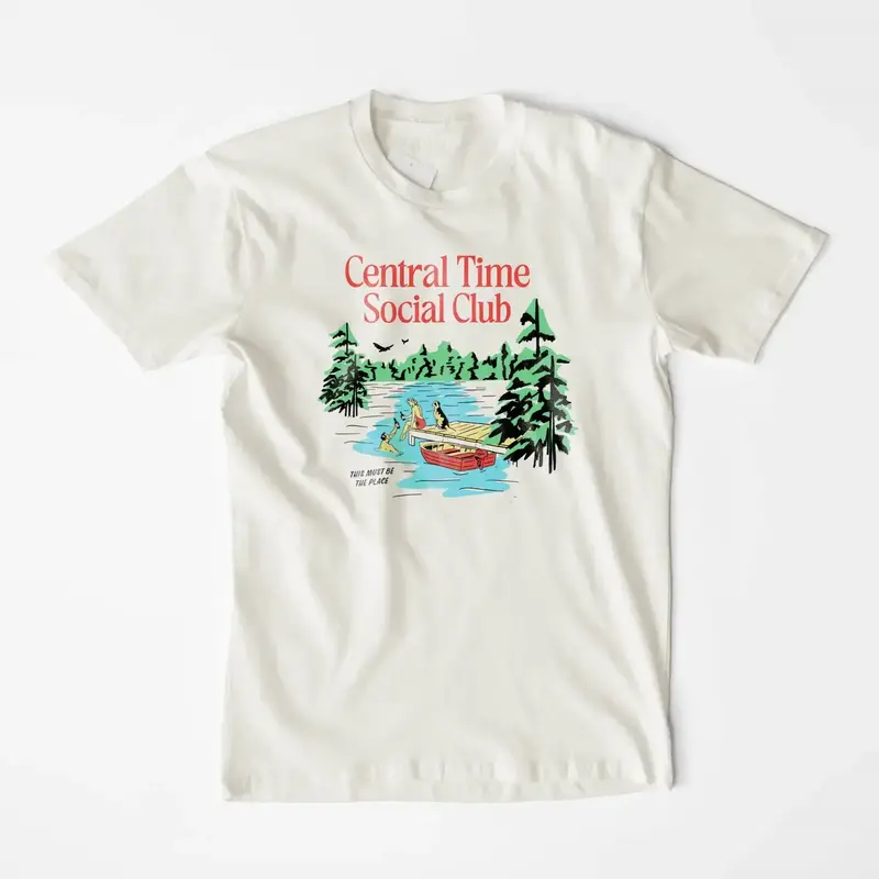 Giltee MKE Central  Time Social Club Tee
