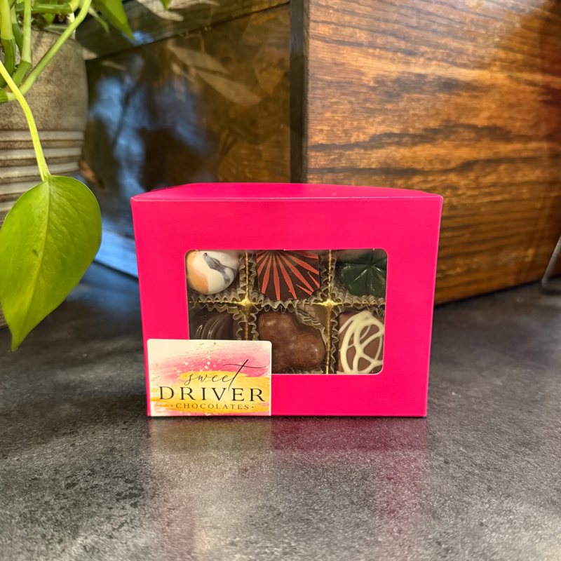 Sweet Driver Chocolates 6 Piece Truffle Box (Assorted) - Sweet Driver Chocolates
