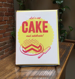 Nesja Press Greeting Card - Let's Eat Cake