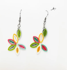 Iconic Quilling Quilling Earrings - Spring Flower