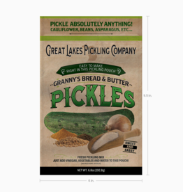 Great Lakes Pickling Company Pickling Pouch - Granny's Bread and Butter