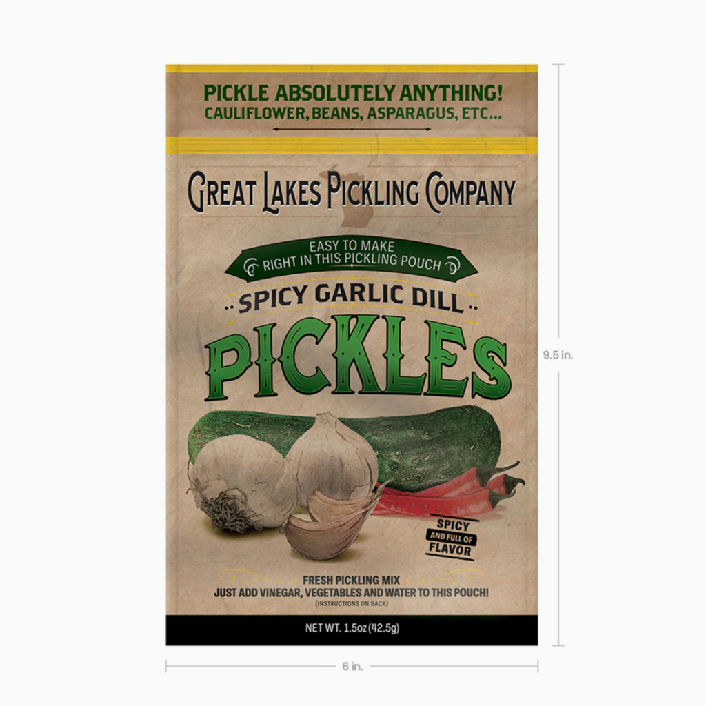 Great Lakes Pickling Company Pickling Pouch - Spicy Garlic Dill